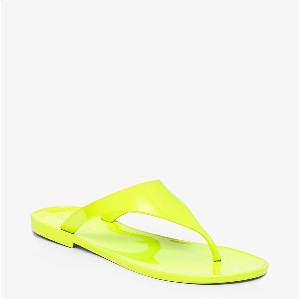 BCBGeneration - Neon Metallic Jelly Thong Sandal